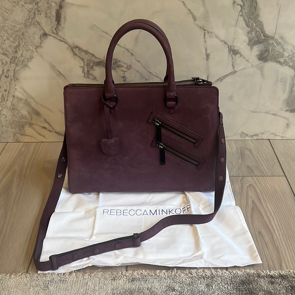 New Rebecca Minkoff Suede Satchel/tote